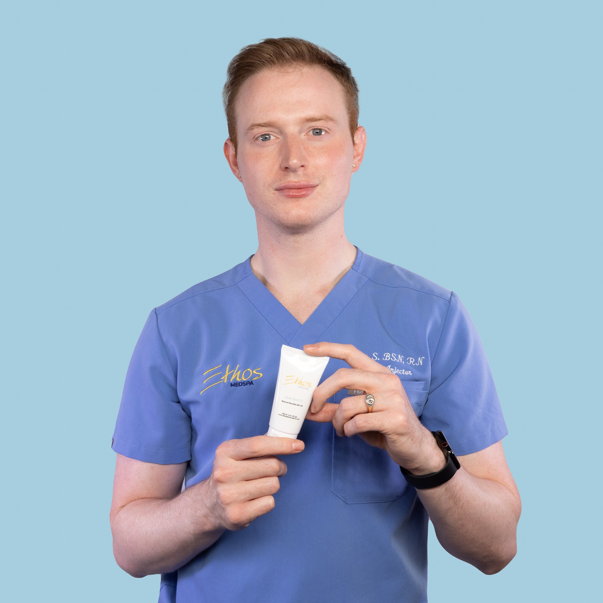 Acne Spot Treatment product explained by Aeron Sheffield, BSN, RN